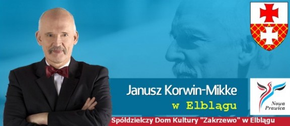 Janusz Korwin-Mikke w Elblągu