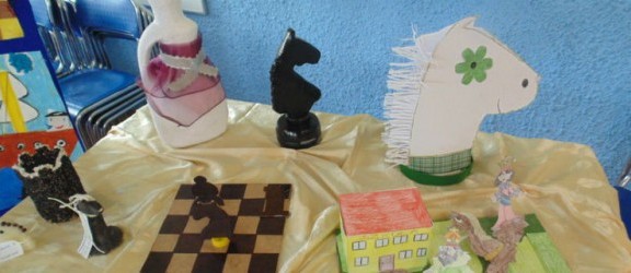 Międzyszkolny konkurs plastyczny w SP 1 Moja ulubiona figura szachowa