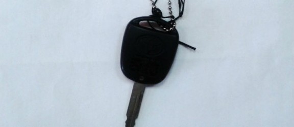 Znaleziono kluczyk do samochodu marki toyota