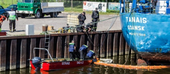 Wyciek paliwa ze statku Tanais spowodowany próbą kradzieży