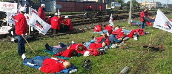 Górnicy zakończyli protest w Braniewie - zobacz zdjęcia i film