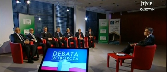 Debata w TVP Olsztyn. Zobacz, jak wypadli kandydaci