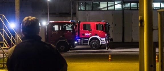 Interwencja straży pożarnej w Pasłęku. Groźny wyciek amoniaku