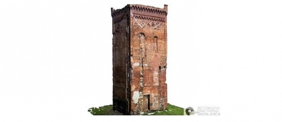 Wieża Bramna dawnego Zamku Biskupiego na żywo i w Internecie