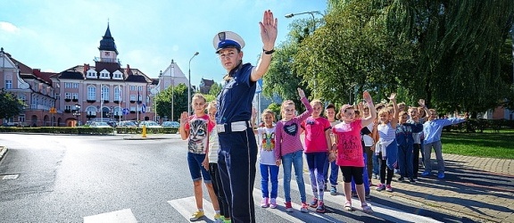  Policjanci podsumowali pierwszy dzień „Bezpiecznej drogi do szkoły