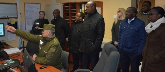 Delegacja Republiki Angoli w Warmińsko-Mazurskim Oddziale Straży Granicznej