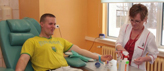 Żołnierze oddali krew dla kibiców „Lechii Gdańsk”