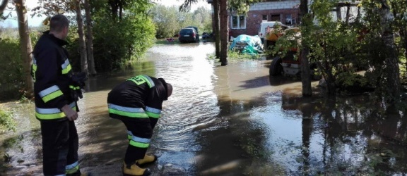 Gmina Markusy. Strażacy ochotnicy od kilku dni w akcji powodziowej. Obejrzyj zdjęcia