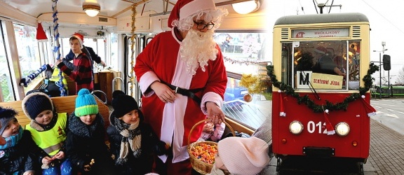 6 grudnia w Elblągu kursuje mikołajkowy tramwaj. Przejazdy są bezpłatne (+ zdjęcia)