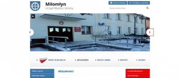 Gmina Miłomłyn ma wzorcową stronę internetową. Można brać z niej przykład!