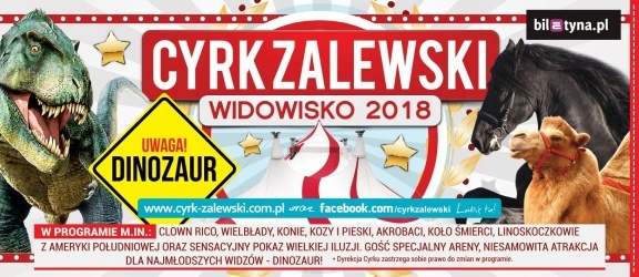 Cyrk Zalewski wystąpi w Elblągu już 25 marca. Wygraj zaproszenie!