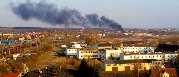 Pożar budynku przy ul. Druskiej