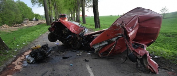 Wypadek drogowy w Niebrzydowie (+ zdjęcia)