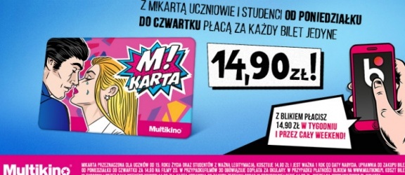 Multikino rozszerza ofertę dla młodzieży – M!Karta dostępna w całym kraju