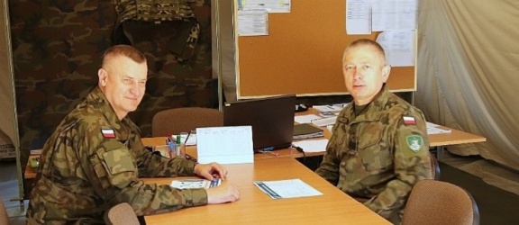 Zastępca dowódcy korpusu wizytował Stanowisko Dowodzenia Wielonarodowej Dywizji