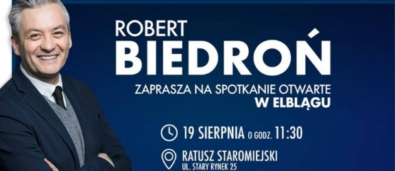 Robert Biedroń przyjedzie do Elbląga