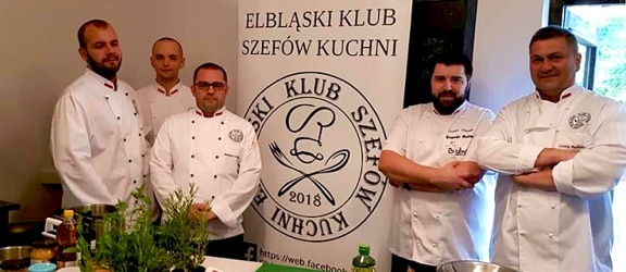 Członkowie Elbląskiego Klubu Szefów Kuchni na I Festiwalu „Bulwa” w Jerutkach