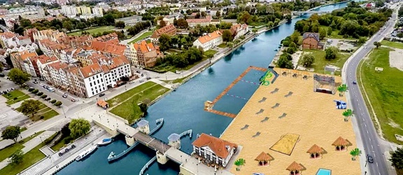 Stefan Rembelski: Wybudujmy plażę miejską na lewym brzegu rzeki Elbląg (+ wizualizacje)