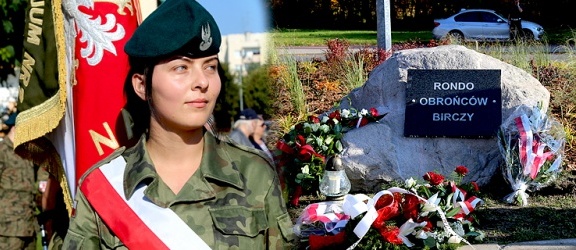 Uroczystość otwarcia ronda Obrońców Birczy w Elblągu (+ zdjęcia)