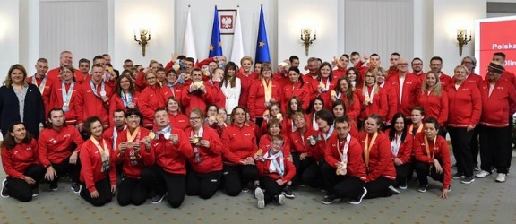 Elbląscy sportowcy z wizytą w Pałacu Prezydenckim 