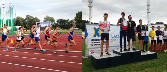 Srebrny medal Kacpra Lewalskiego na Ogólnopolskiej Olimpiadzie Młodzieży w Lekkiej Atletyce