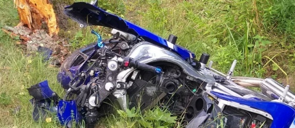 Motocyklista zginął po zderzeniu z sarną 