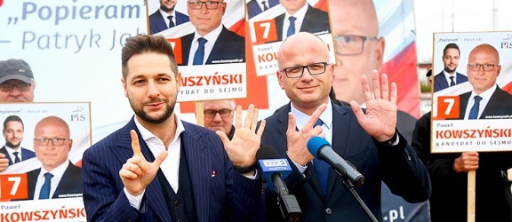 Patryk Jaki w Elblągu poparł Pawła Kowszyńskiego: Potrzebujemy w parlamencie ludzi nowego pokolenia, ludzi odważnych (+ zdjęcia)