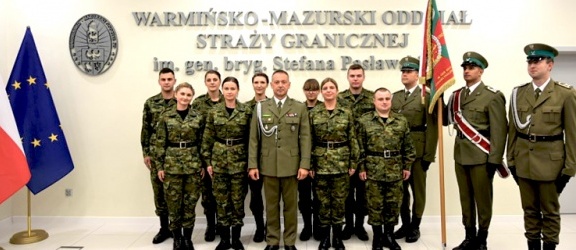 Nowi funkcjonariusze dołączyli do Warmińsko-Mazurskiego Oddziału Straży Granicznej (+ zdjęcia)