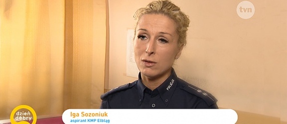 Nieustępliwa i skuteczna policjantka z Elbląga w programie „Dzień Dobry TVN”