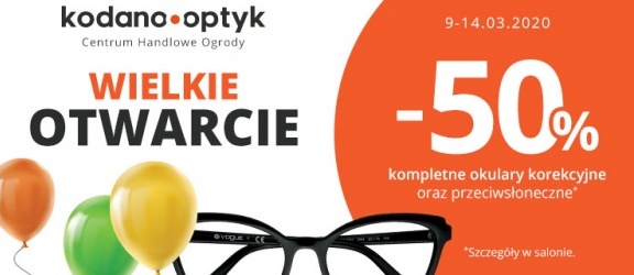 Wielkie otwarcie salonu KODANO Optyk w Elblągu! 