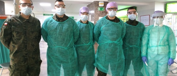 Koronawirus. Terytorialsi pełnią służbę w Wojewódzkim Szpitalu Zespolonym  