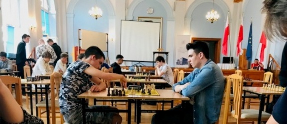 Turniej szachowy w I liceum w Elblągu