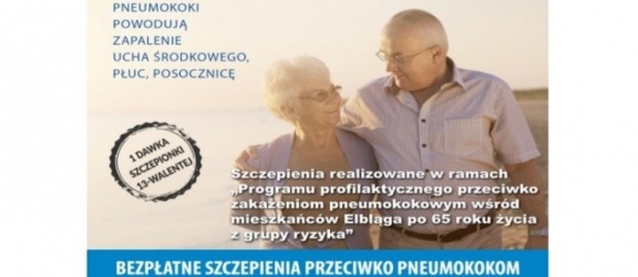 Seniorzy mogą skorzystać z darmowych szczepień w Elblągu