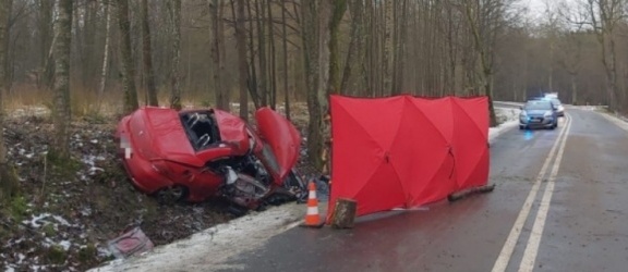 Tragiczny wypadek na trasie Elbląg-Młynary. Nie żyją dwie osoby