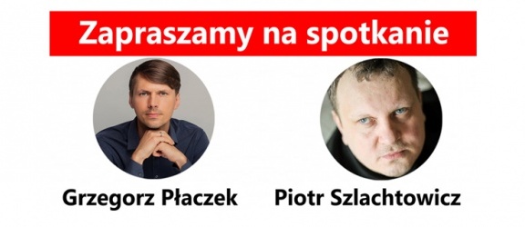 Elbląg. Spotkanie autorskie z Grzegorzem Płaczkiem i Piotrem Szlachtowiczem