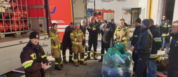 Strażacy z Elbląga i regionu pomagają Ukrainie