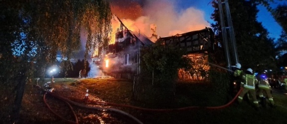 Tragiczny w skutkach pożar w miejscowości Jelonki, gm. Rychliki