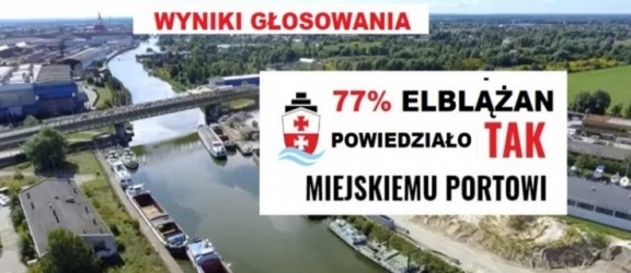 Prezydent podsumowuje głosownie elblążan w sprawie Portu Miejskiego