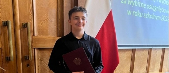 Elblążanin otrzymał stypendium Ministra Edukacji Narodowej