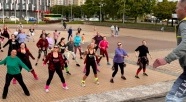 Zumba na Placu Jagiellończyka