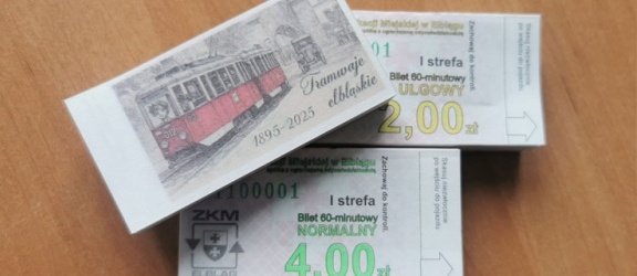 Limitowane bilety z okazji jubileuszu tramwajów elektrycznych w Elblągu
