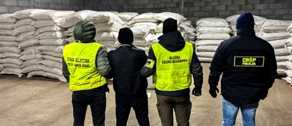 SG, KAS i CBŚP przechwycili 63 tony krajanki tytoniowej