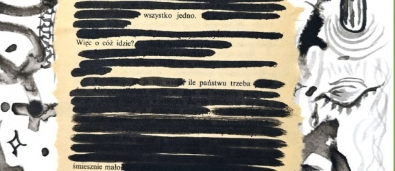 Blackout poetry w Cyberiadzie