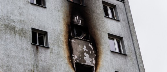 Tragiczny pożar budynku. Jedna osoba nie żyje
