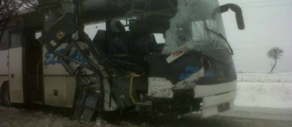 Wypadek elbląskiego autokaru PKS. 11 pasażerów poszkodowanych